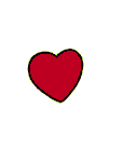 Gif animé coeur percé